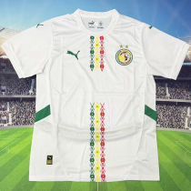 2025 Senegal Home White Fans Soccer Jersey (with 2 stars 带两星）