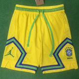 2026/27 Brazil Jordan Yellow Short Pants