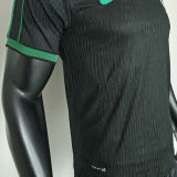 1998 Brazil Black Retro Player Version Soccer Jersey 球员版