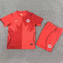 2026/27 Canada Home Red Kids Soccer Jersey