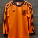 1980 NL Home Orange Retro Long Sleeve Jersey