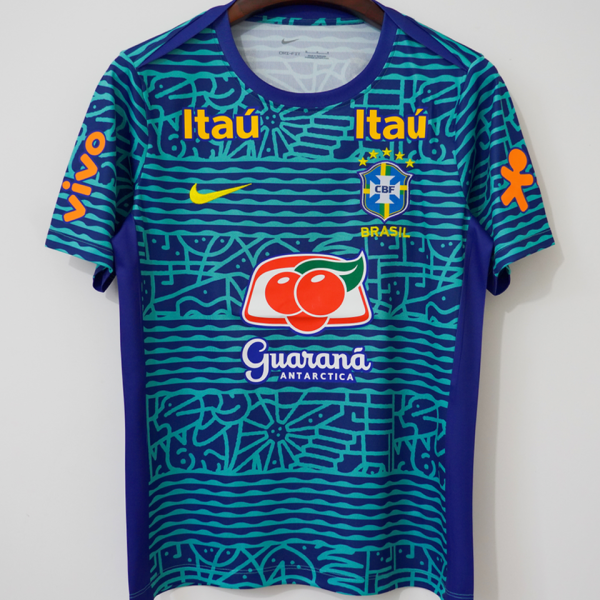 2024 Brazil Blue Training shirts