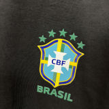 2026/27 Brazil Black Casual Pure Cotton T-Shirt