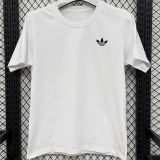 2026/27 AD White Casual Pure Cotton T-Shirt   T290 三叶草