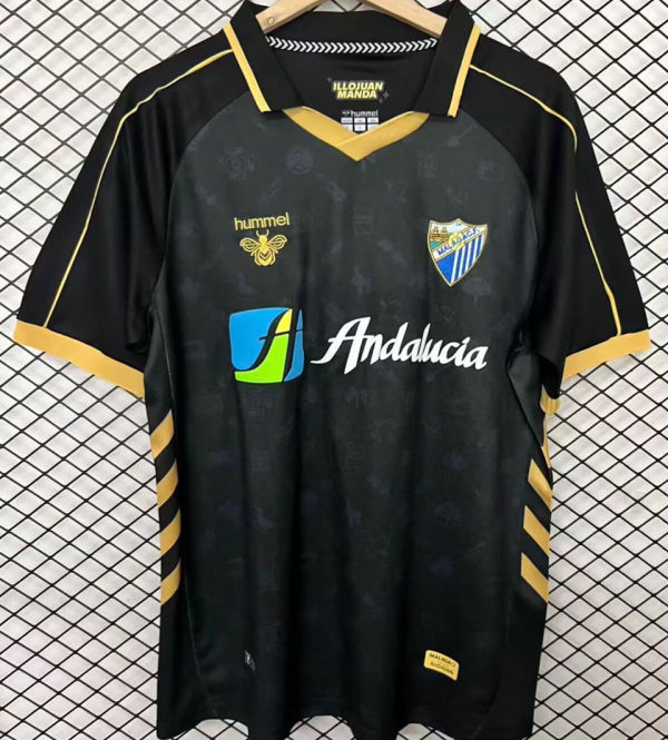 2026/27 Malaga Black Retro Style Soccer Jersey