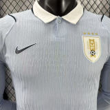 2026/27 Uruguay Home Player Version Long Sleeve Soccer Jersey