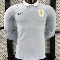 2026/27 Uruguay Home Player Version Long Sleeve Soccer Jersey