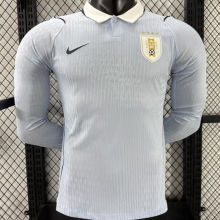 2026/27 Uruguay Home Player Version Long Sleeve Soccer Jersey