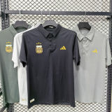 2026/27 Argentina Casual Quick Drying POLO T-Shirt    黑色