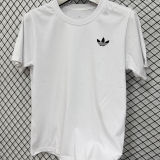 2026/27 AD White Casual Pure Cotton T-Shirt   T290 三叶草