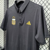 2026/27 Argentina Casual Quick Drying POLO T-Shirt    黑色