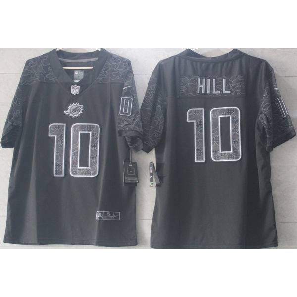 HILL #10 Men's Miami Dolphins NFL Jersey 海豚