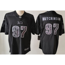 HUTCHINSON #97 Men's Detroit Lions NFL Jersey 雄狮