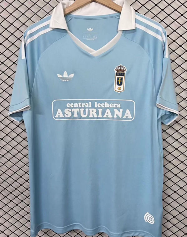 2026/27 Oviedo Blue Retro Style Soccer Jersey