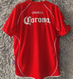 2005/2006 Deportivo Toluca Home Red Retro Soccer Jersey 托卢卡