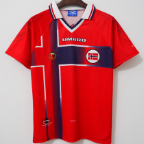 1997/1998 Norway Home Red Retro Soccer Jersey