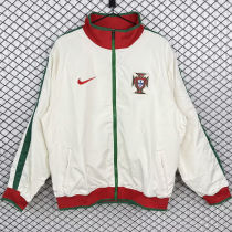 2010/2011 Portugal White Retro Windbreaker