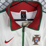 2010/2011 Portugal White Retro Windbreaker