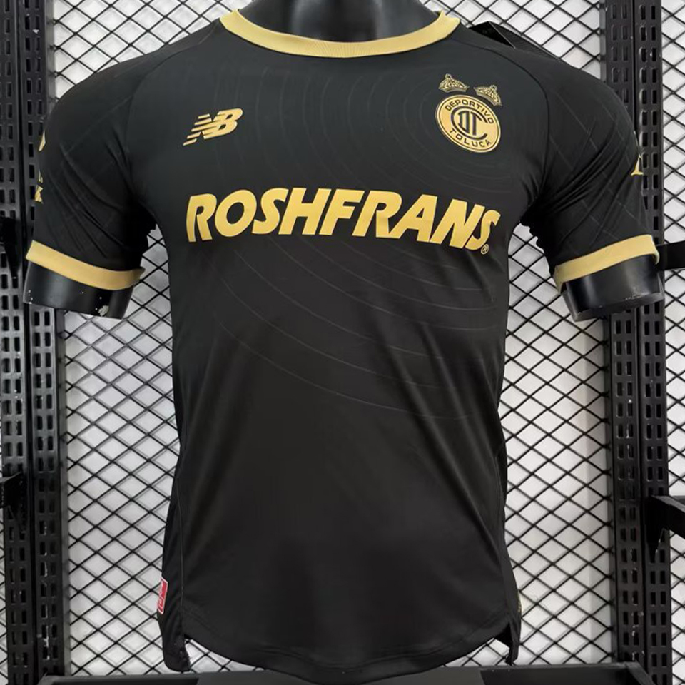 2026/27 Deportivo Toluca Local Black Versión Jugador