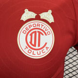 2026/27 Deportivo Toluca Red Player Version Soccer Jersey  托卢卡
