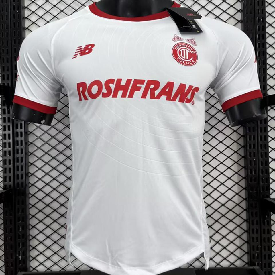 2026/27 Deportivo Toluca Local White Versión Jugador