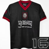 2016 West Ham X Iron Maiden Black Retro Jersey (Number 16)