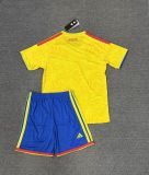 2026/27 Colombia Home Yellow Kids Soccer Jersey