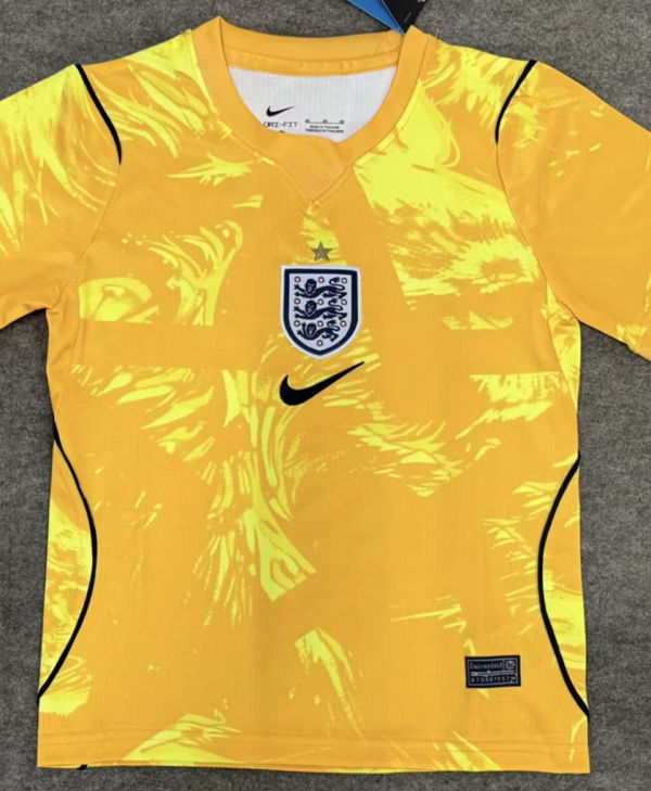 2026/27 England Yellow Goalkeepe Fans Soccer Jersey