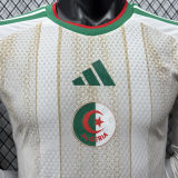 2026/27 Algeria Home White Player Version Long Sleeve Soccer Jersey