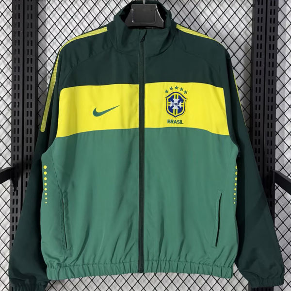 2026/27 Brazil Green Windbreaker