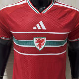 2026/27 Wales Home Red Player Version Soccer Jersey