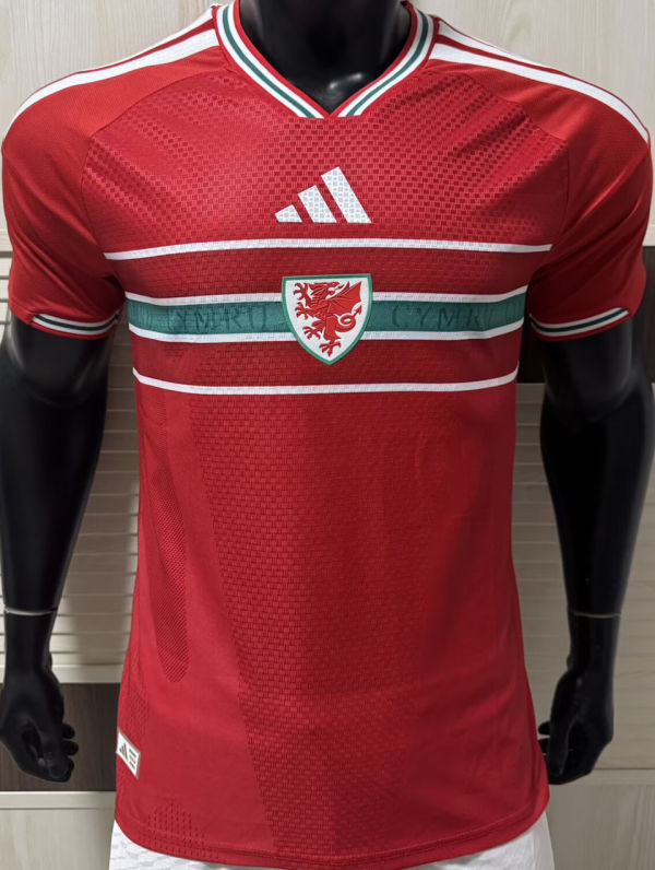 2026/27 Wales Home Red Player Version Soccer Jersey