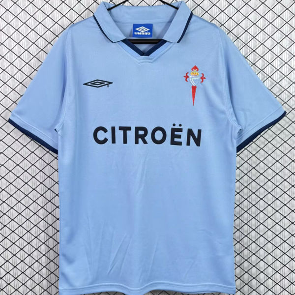 2001/2002 Celta EUROPA Version Retro Soccer Jersey