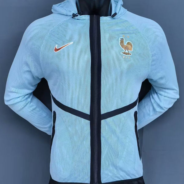 2026/27 France Double Layered Windbreaker  (Size is Slightly Small ,Please Purchase a Large Size)