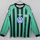 1994/1995 Wolfsburg Away Green Long Sleeve Retro Jersey