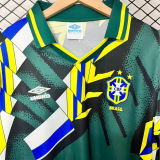 1994 Brazil Green GK Retro Long Sleeve Soccer Jersey