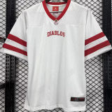 2026/27 Deportivo Toluca White Baseball Jersey 托卢卡