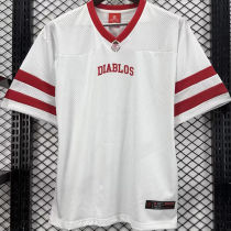 2026/27 Deportivo Toluca White Baseball Jersey 托卢卡