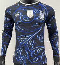 2026/27 Argentina Away Player Version Long Sleeve Soccer Jersey    长袖