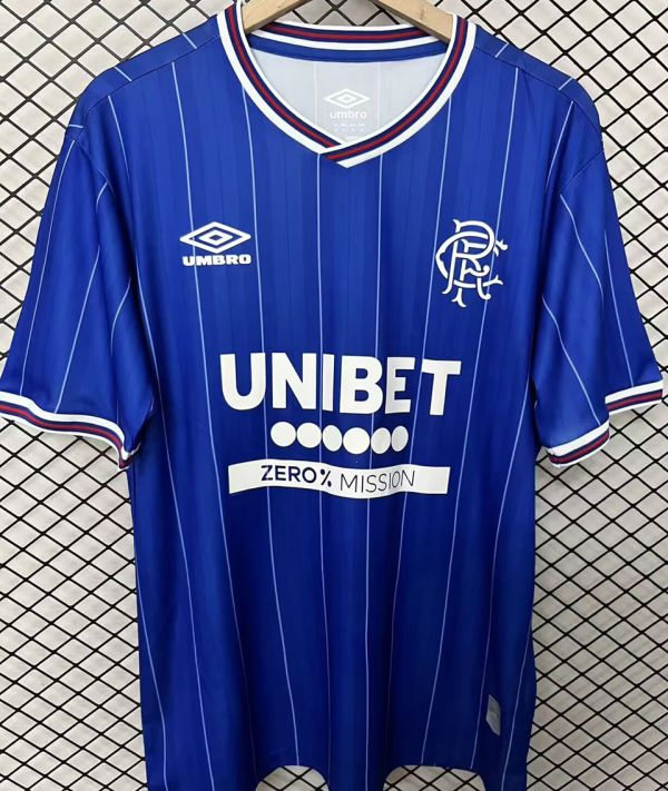 2026/27 Glasgow Rangers Home Blue Fans Soccer Jersey