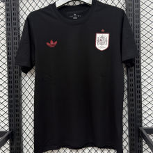 2026/27 Spain Black Casual Pure Cotton T-Shirt   T293