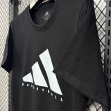 2026/27 AD Black Casual Pure Cotton T-Shirt   T294
