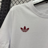 2026/27 Spain White Casual Pure Cotton T-Shirt   T293