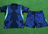 2026/27 Brazil Away Blue Player Version Kids Jersey 球员版童装