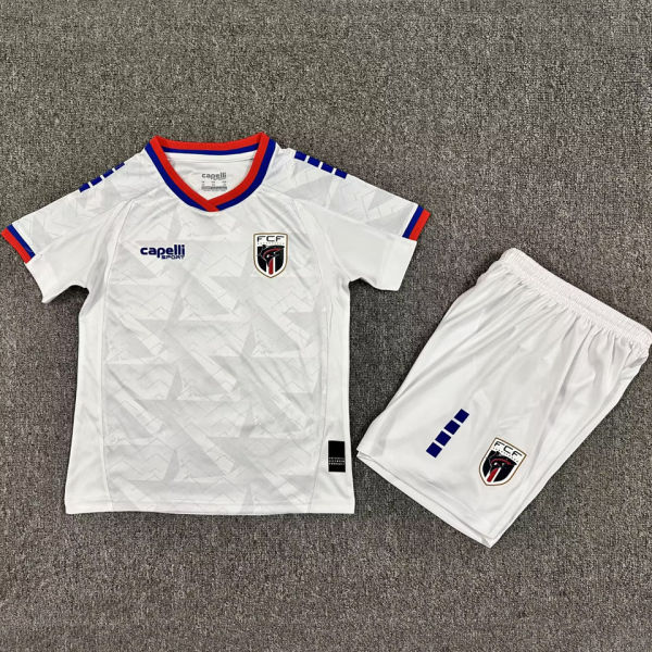 2026/27 Cabo Verde Away White Kids Soccer Jersey 佛得角