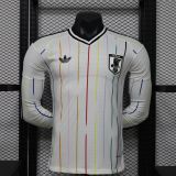 2026/27 Japan Away White Player Long Sleeve Soccer Jersey