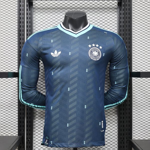 2026/27 Germany Away Player  Long Sleeve Soccer Jersey