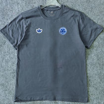 2026/27 Colombia Retro Style Pure Cotton T-Shirt 队微 蓝色