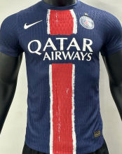 2024/25 PSG 1:1 Quality Home Blue Champion Style Player  Soccer Jersey  带星球员版