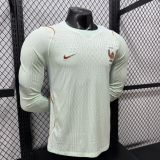 2026/27 France Away Player Version Long Sleeve Soccer Jersey